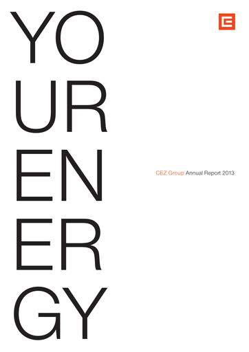 Thumbnail ČEZ Group
 Annual Report 2013