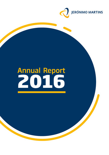 Miniature Jerónimo Martins
 Rapport annuel 2016