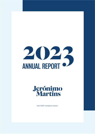 Miniature Jerónimo Martins
 Rapport annuel 2023