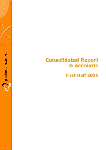Thumbnail Jerónimo Martins
 Half-year Report 2016-h1