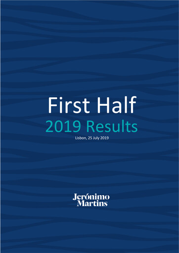 Thumbnail Jerónimo Martins
 Half-year Report 2019-h1
