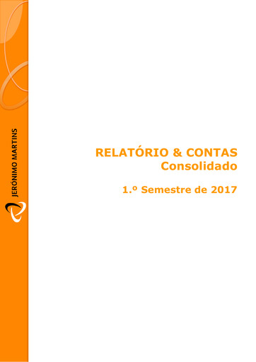 Thumbnail Jerónimo Martins
 Half-year Report 2017-h1