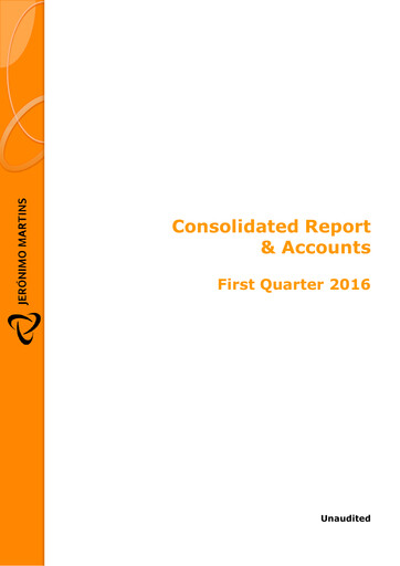 Thumbnail Jerónimo Martins
 Quarterly Report 2016-q1