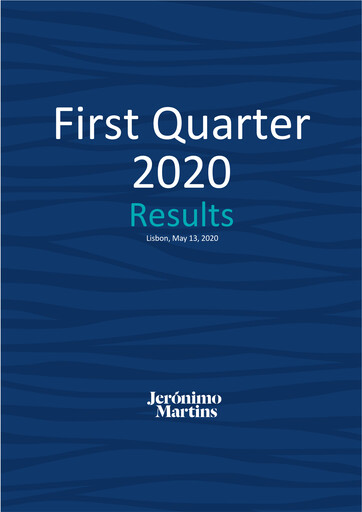Thumbnail Jerónimo Martins
 Quarterly Report 2020-q1
