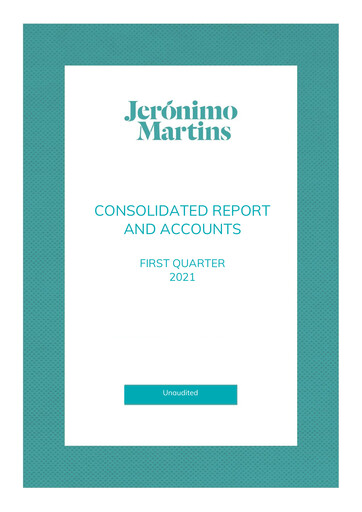 Thumbnail Jerónimo Martins
 Quarterly Report 2021-q1
