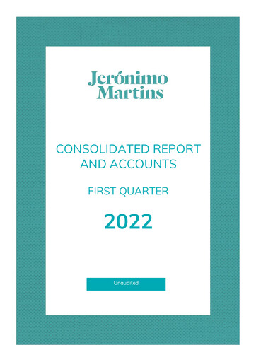Thumbnail Jerónimo Martins
 Quarterly Report 2022-q1