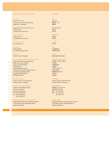 Thumbnail Chinese Estates Holdings Annual Report 2003