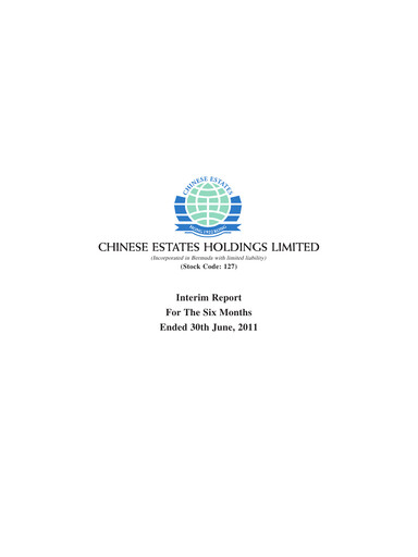 Thumbnail Chinese Estates Holdings Half-year Report 2011-h1