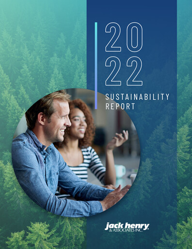 Thumbnail Jack Henry & Associates

 Sustainability Report 2022