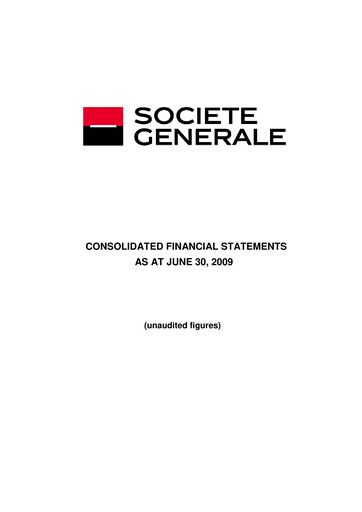 Thumbnail Société Générale
 Financial Statement 2009-h1