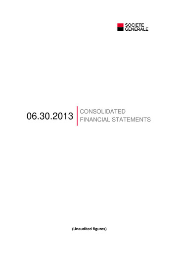 Thumbnail Société Générale
 Financial Statement 2013-h1