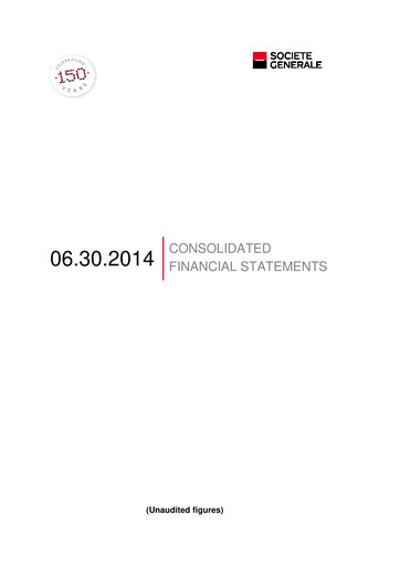 Thumbnail Société Générale
 Financial Statement 2014-h1