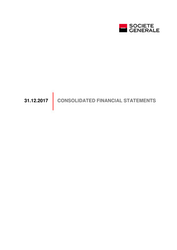 Thumbnail Société Générale
 Financial Statement 2017