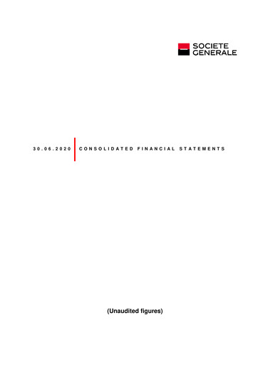 Thumbnail Société Générale
 Financial Statement 2020-h1