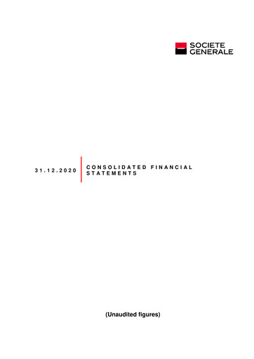 Thumbnail Société Générale
 Financial Statement 2020