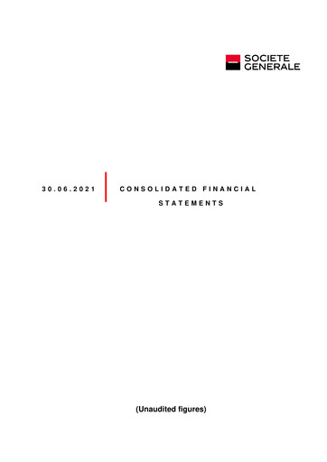 Thumbnail Société Générale
 Financial Statement 2021-h1