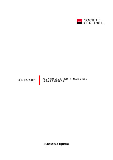 Thumbnail Société Générale
 Financial Statement 2021