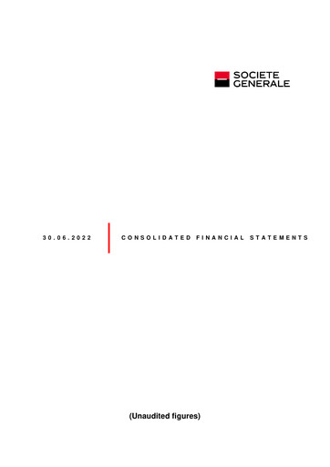 Thumbnail Société Générale
 Financial Statement 2022-h1
