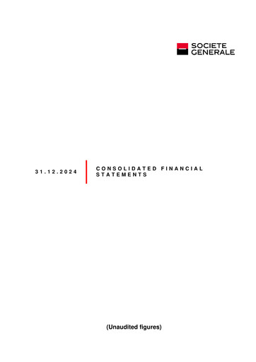 Thumbnail Société Générale
 Financial Statement 2024
