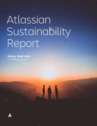 Thumbnail Atlassian Sustainability Report 2020