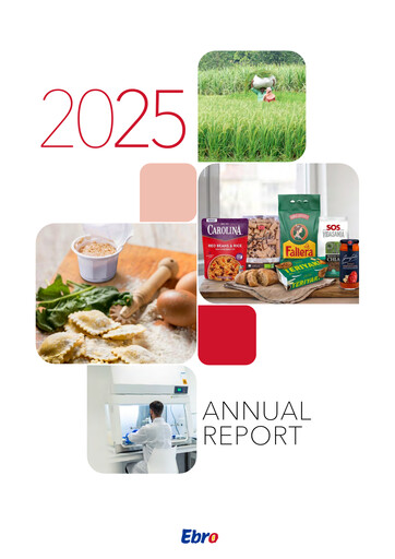 Vorschaubild Ebro Foods
 Jahresbericht 2025
