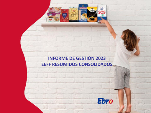Miniature Ebro Foods
 Rapport financier 2023