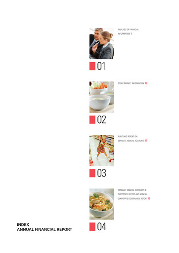 Miniature Ebro Foods
 Bilan financier 2011