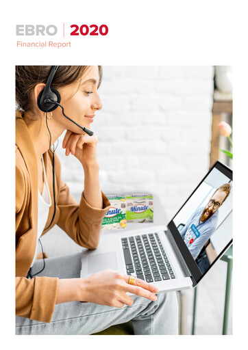 Miniature Ebro Foods
 Bilan financier 2020