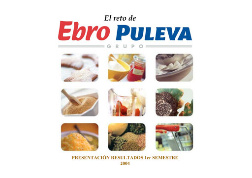 Vorschaubild Ebro Foods
 Halbjahresbericht 2004-h1