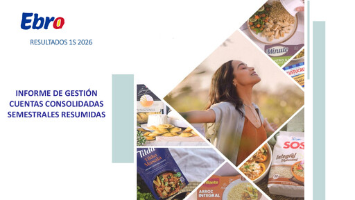 Miniature Ebro Foods
 Rapport semestriel 2026-h1