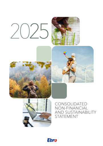 Thumbnail Ebro Foods
 Sustainability Report 2025