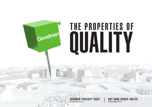Thumbnail Goodman Property Trust Annual Report 2016