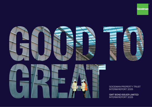 Thumbnail Goodman Property Trust Half-year Report 2025-h1