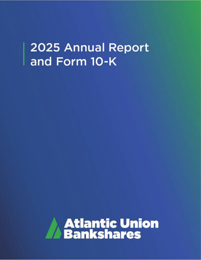 Thumbnail Atlantic Union Bankshares Annual Report 2025