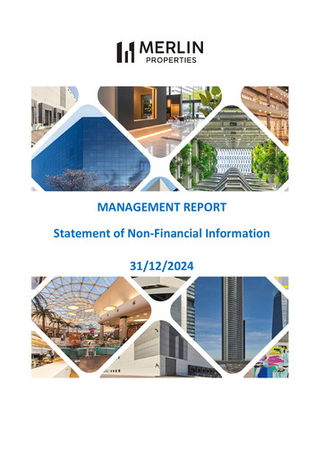 Miniature Merlin Properties
 Rapport de durabilité 2024