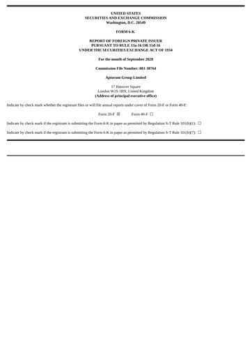 Thumbnail Aptorum Group
 Half-year Report 2020-h1