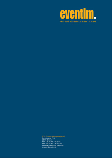 Thumbnail CTS Eventim
 Quarterly Report 2006-q1