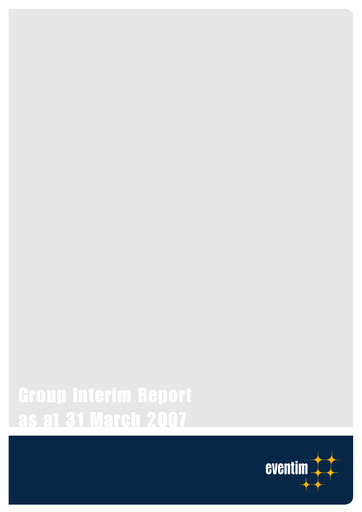 Thumbnail CTS Eventim
 Quarterly Report 2007-q1