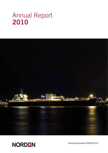Thumbnail D/S Norden (Dampskibsselskabet Norden) Annual Report 2010
