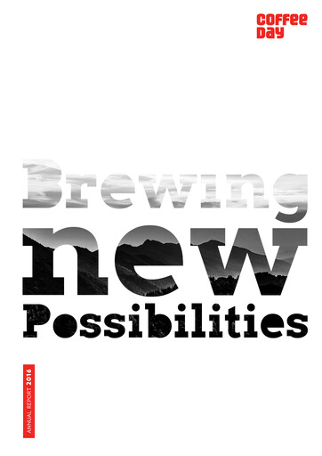 Thumbnail Coffee Day Enterprises Annual Report 2016