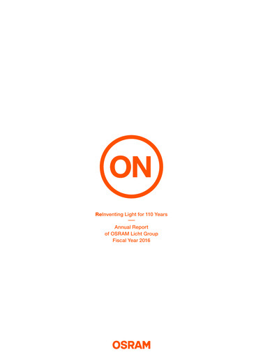 Thumbnail AMS-Osram
 Annual Report 2016