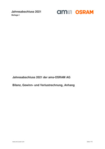 Thumbnail AMS-Osram
 Financial Statement 2021