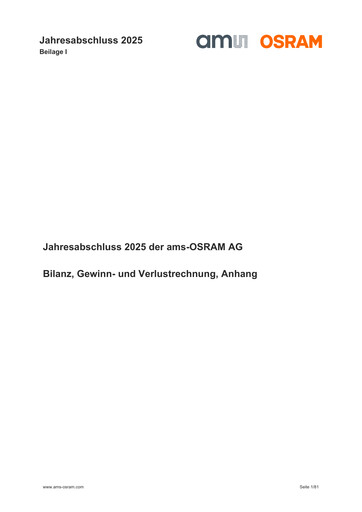 Thumbnail AMS-Osram
 Financial Statement 2025