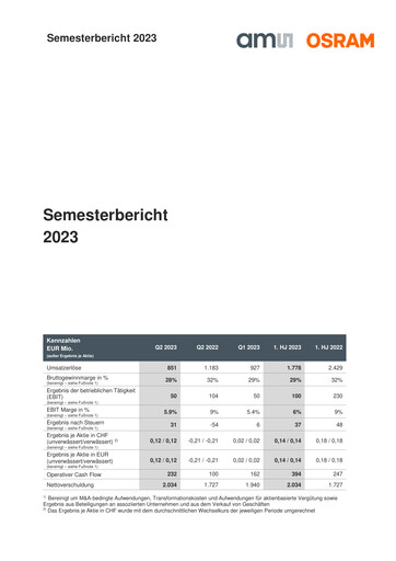 Thumbnail AMS-Osram
 Half-year Report 2023-h1