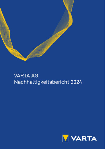 Miniature Varta Rapport de durabilité 2024
