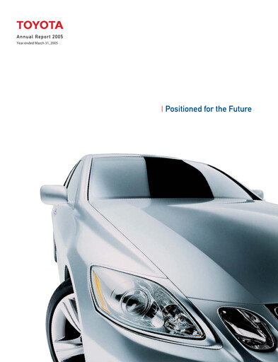 Thumbnail Toyota Annual Report 2005