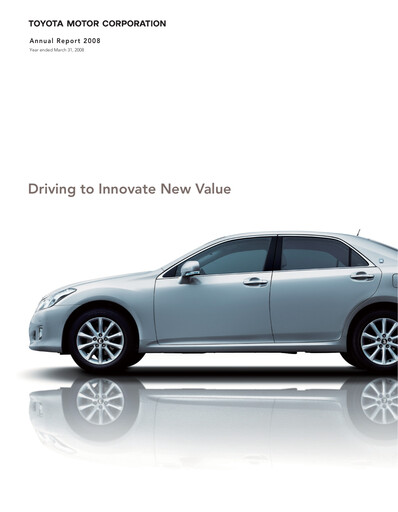 Thumbnail Toyota Annual Report 2008
