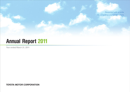 Thumbnail Toyota Annual Report 2011