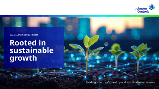 Thumbnail Johnson Controls
 Sustainability Report 2025