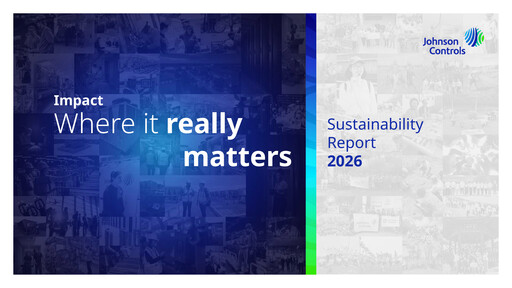 Thumbnail Johnson Controls
 Sustainability Report 2026